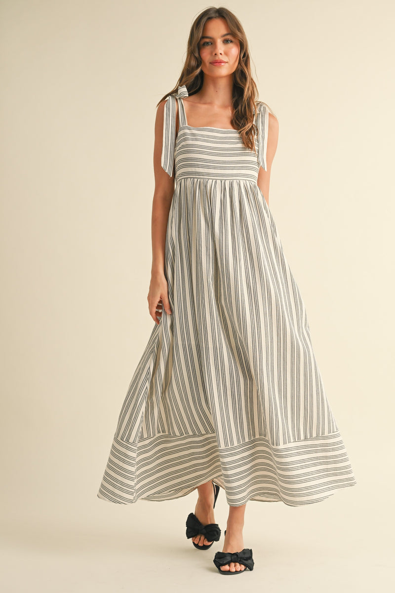horizontal striped maxi dress Sun Kissed Striped Maxi Dress – dear lizzie online boutique