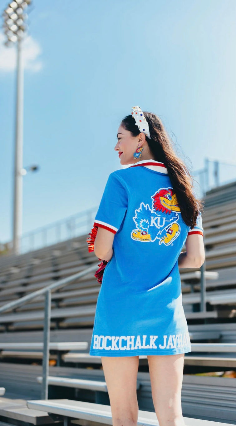 Kansas Jayhawks Gameday Dress dear lizzie online boutique Kansas Jayhawks Gameday Dress dear lizzie online boutique